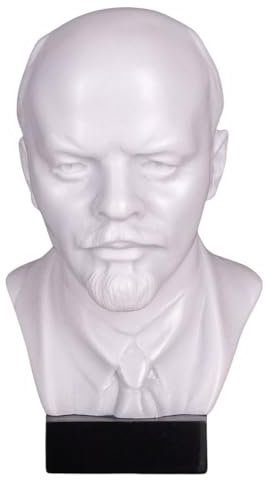 danila-souvenirs Sowjetischer russischer Leader Wladimir Lenin marmor Büste Statue Skulptur 13 cm