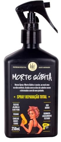 Lola Cosmetics - Haar-Tonikum MORTE SÚBITA - Reparatur und Pflege - Unisex - 250ML - Intensiver Wiederaufbau für strapaziertes Haar!