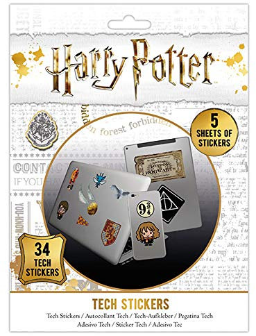 Harry Potter - Symbols- Stickerset Technik Sticker - Größe ca. 17,5x24