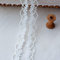 DAHI spitzenband 15 Yard Spitzenborte Ätze Spitze für Choker Halsketten Nähen Handwerk Hochzeit Deko Scrapbooking Geschenkbox (D-weiß)