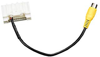 Kabelbaum RCA Adapter für Wrangler JKU Rubicon Unlimited Sahara Rückfahrkamera Aftermarket Rückfahrkamera Videoeingang für In-Dash Factory Radio AV Stecker auf Display