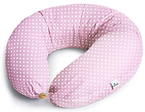 Niimo XXL Schwangerschaftskissen & Stillkissen - Seitenschläferkissen mit Bezug aus 100% Baumwolle, Waschbares Komfortkissen Erwachsene, Lagerungskissen Erwachsene, Stillkissen XXL (200 cm x 70 cm)