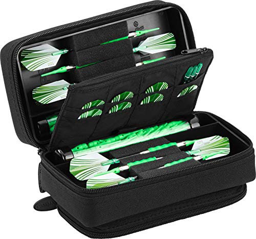 Casemaster by GLD Products Plazma Pro Darttasche mit schwarzem Reißverschluss und Handyfach