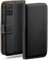 moex Book Case für Samsung Galaxy A71 Handyhülle mit Kartenfach, Hülle klappbar 360 Grad Schutzhülle, Klapphülle Flip Case Cover, PU Leder Handytasche Lederhülle, Schwarz
