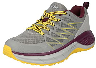 Hi-Tec Trail Destroyer Damen Walking-Schuh, Steel Super Lemon Grape Wine, 41 EU