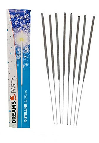 120 pezzi - SCINTILLE 28cm - FONTANINE fontane per Feste matrimoni, compleanno, capodanno natale, Party di Ogni Genere - bastoncino Stelle filanti ideali come decoro addobbo feste esterne