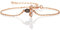 namana Hummel-Armband für Frauen und Teenager-Mädchen, niedliche Bienen-Armbänder für Frauen mit Zirkonia und schwarzer Emaille, Hummel-Geschenke für Frauen mit Geschenkbox, 15 cm, 18 Karat
