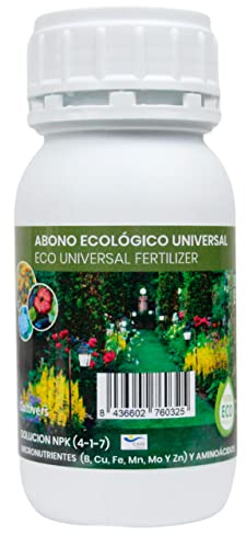 CULTIVERS Universeller flüssiger Bio-Dünger 250 ml – 100% organischer Naturdünger, NPK-Lösung 4-1-7 mit Mikronährstoffen (B, Cu, Fe, Mn, Mo, Zn) und Aminosäuren