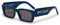 PALM ANGELS Sonnenbrille Palm Farbe Navy Blue 53-19-145, marineblau, 53 EU