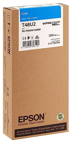 Epson Ink/T48U8 UltraChrome 350ml CY