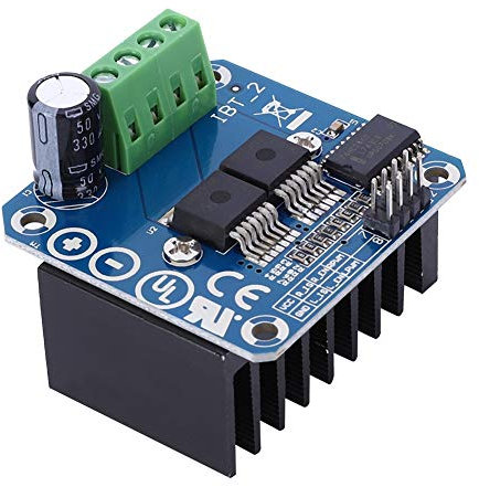 43A Dual H-Bridge Stepper Motor Drive, Module de Carte de Module D'entraînement de Moteur Pilote Haute Puissance Pour Composants Électriques de Voiture Intelligente