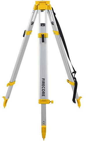 Firecore Aluminum Quick Clamp Tripod, Construction and Surveying Equipment - Adjustable Sturdy Lightweight Support Base - FT160B
