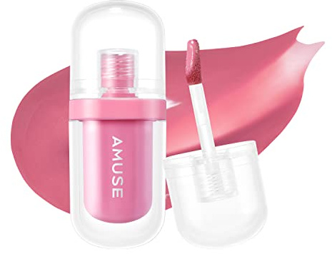 Amuse JEL-FIT TINT 12 Stunden anhaltende, geleeartige Textur, feuchtigkeitsspendender Lippenfleck, vegan, in handlicher Größe für unterwegs (06 SEOUL GIRL)
