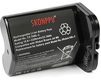 10.8V 2.2Ah Akku Ersatz für iRobot Braava Jet M6 Serie M612880/M612680/M614480 ABL-C Serie 3INR 19/65 Staubsauger Li-Ion Akku