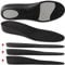 Ailaka Height Increase Insoles for Men Women - 1 Pair PU Shoe Lifts Inserts Elastic Shock Absorbing Sports Thick Shoe Insoles Height Increase, Elevator Inserts for Men Women