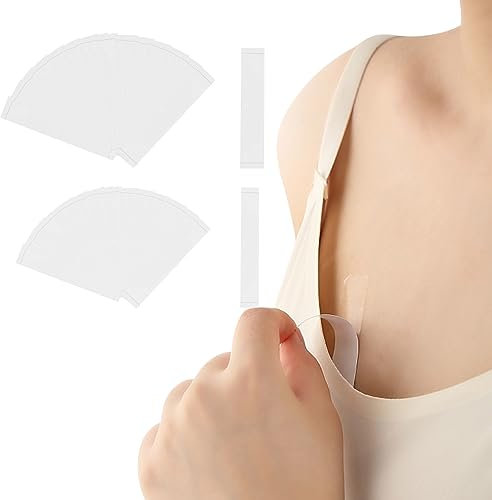 144 Pezzi Nastro Biadesivo Trasparente per Corpo, Nastro Tape, Nastro di Corpo Biadesivo Invisibile, Dimensioni Fashion Trasparente Tape, Per Vestito, Vestiti, Corpo, Push-up (1.2x8.5cm, 1.8x8.5cm)