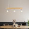 FORCOSO Pendelleuchte Esstisch Holz - Hängelampe 3 Flammig Hängeleuchte E27 Vintage Höhenverstellbar Esstischlampe für Wohnzimmer Büro Schlafzimmer Küche - Chrom Lampenschirm
