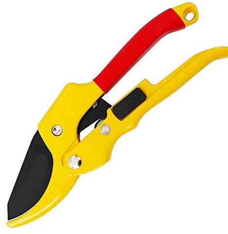 Manuelle Gartenschere mit Ratsche, professionelle SK-5-Stahlklinge, scharfe Gartenschere, Gartenschere, weniger Aufwand