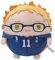 MayDee Anime Haiky Plüschtiere 20cm/7.8in, Anime Figur Plüsch Puppe Für Kinder Teens Niedlich Rundes Plüsch Spielzeug Für Dekoration (Kei Tsukishima)