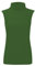 REAL LIFE FASHION LTD Ladies Turtle Polo Neck Jumper Women Sleeveless Roll Neck Jumper Plain High Neck Top Casual Wear Stretch Fitted Top T-Shirt Plus Sizes Bottle Green