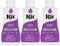 Rit Dye - Tinte líquido para telas de 8 onzas para ropa, decoración y manualidades, color morado (paquete de 3)
