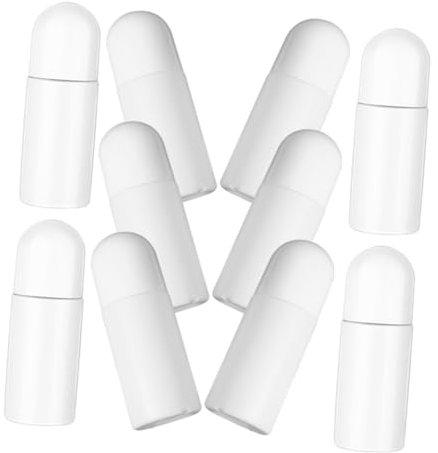 Beavorty 10pièces Flacons Roll Vide Pour Huiles Essentielles Bouteilles Rechargeables Pour Voyage Et Échantillonnage