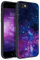 BENTOBEN for iPhone 7/8/SE 3/2 (2020/2022) Phone Case, Glow in the Dark Nebula Galaxy Pattern Soft Silicone Slim Flexible Bumper Shockproof Protective Women Men Case for iPhone 7/8/SE- Purple