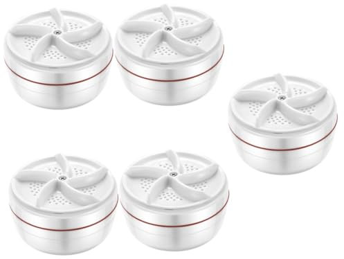 OSALADI 5pièces Mini Machine à Laver Portable à Alimentation Usb Laveuse Turbine Silencieuse Pour -vêtements Et Chaussettes Lavage Avec Support Ventouse