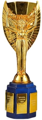 SWAYVES Trophée Réplique Trophées de La Coupe Dess Du Monde Souvenirs de Football Objets de Collectpour Les Fans Bureau Maison Thème de Bar Ornements