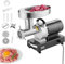 VEVOR Hachoir à Viande Électrique Capacité 6,35 kg/min, Hachoir Électrique Commercial de Comptoir, Poussoir à Saucisses en Acier Inoxydable, avec Lame et Plaque de Broyage, pour Cuisine et Restaurant