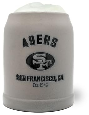 Bavariashop | ®NFL PREMIUM Team-Krug San Francisco 49ers | NFL Fankrug mit Team Logo | American Football Sammlerkrug | 0,5 Liter