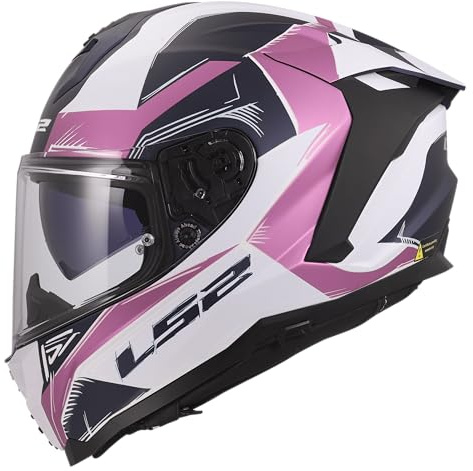 LS2, Integraler Motorradhelm CHALLENGER II FLAMAN Lavander, L
