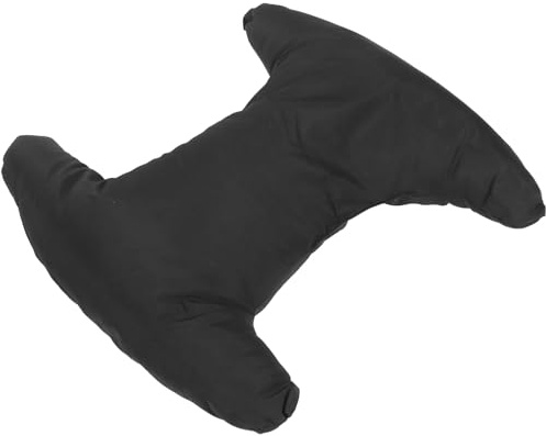 LOLIPPYY Schwarzes Selbstklebendes Trommelkissen aus Polyester mit Schalldämpfendem Akustikschaumstoff für Bassdrum und Schlagzeug Übungspraxis Dämpfungskissen