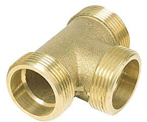 Té fileté égal mâle Raccords - Filetage 20 x 27 mm - Vendu par 1