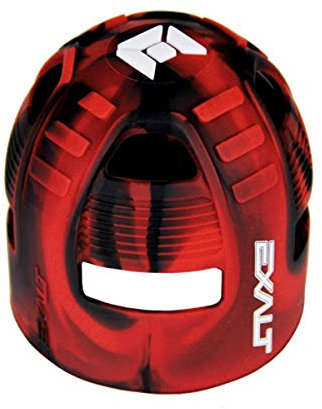 Exalt Paintball Zubehör Tank Grip, Schwarz / Rot, 63841