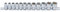 BGS Steckschlüssel-Einsatz-Satz - 3/8 - SW 8-19 mm - 12-tlg.