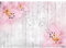 Runa Art Fototapete Blumen Lilien Holz 352 x 250 cm Vlies Tapeten XXL Moderne Wandtapete Wohnzimmer Schlafzimmer Rosa 9317011a