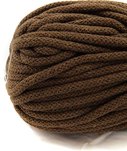 nts Nähtechnik 6mm 50m Baumwollkordel Kordel Seil in vielen Farben (braun)