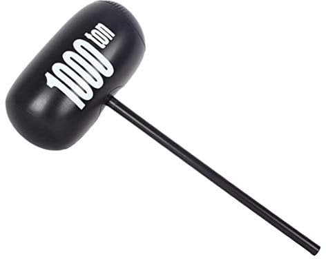 Toyvian Marteau gonflable 1000 tonnes pour piscine Noir