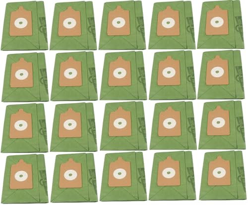 FIND A SPARE Green Double Layer Paper Dust Bag for Numatic Henry Hoover HVR200 Hetty James Edward Vacuum Cleaner Type NVM1B/1C and NVM 1C/2 Pack of 20