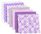 CULASIGN 7 Stück Patchwork Stoffe Blume Baumwollstoff Set Stoffpaket DIY Baumwolltuch Stoffreste Paket Stoffpakete (Lila,50 * 50cm)