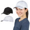 TrailHeads UV-Schutz, Laufmützen für Damen, LSF 50+, Sommerhüte für Damen, Baseballkappe, Tennis, Golf, Fitnessstudio, Workout, Weiß und Schwarz, Einheitsgröße