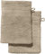 REDBEST Waschhandschuh 2er-Pack Chicago Taupe Größe 15x21 cm - saugstark, strapazierfähig, ideal für Reisen, Sport (weitere Farben)