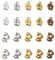 Cheriswelry 150 Stück tibetische Legierung Babyfüße Fußabdruck Charms Anhänger für DIY Schmuck Armband Halskette Ohrring Herstellung (2 Stile, 5 Farben)