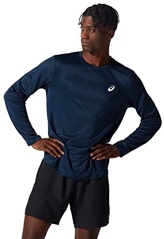 Asics Core Longsleeve Top 2011C340-400, Mens longsleevy, Navy, S EU