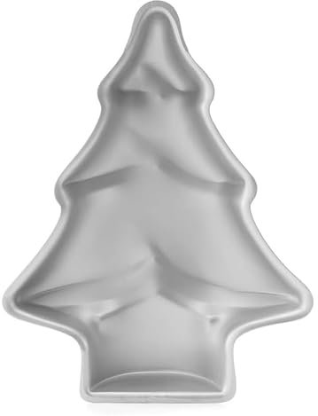 Chabrias Ltd Christmas Tree Tin, Professional Silver Aluminium Bakeware, Christmas Tree Mould, Christmas Baking, Christmas Cake Tin, Christmas Cake Moulds, UK Made (Christmas Tree Cake Tin)