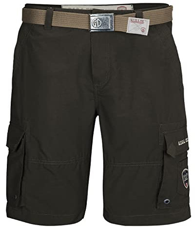 G.I.G.A. DX Herren Casual Bermudas mit Gürtel/Kurze Hose - GS 38 MN BRMDS, grünanthrazit, 52, 38202-000