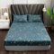 Spannbettlaken 160x200cm Grau Anthrazit Stern Muster Spannbetttuch Bettlaken Boxspringbett 160 x 200 Spannbetttücher Microfaser Jersey Leintuch für Hohe Matratze bis 25-30 cm