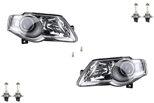 Johns, passend für VW Passat Scheinwerfer 3C Satz mit Leuchtmitteln Set links & rechts