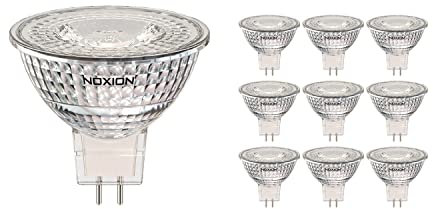 Noxion Mehrfachpackung 10x LED Spot 12V GU5.3 7.5W 830 60D 621lm | Dimmbar - Warmweiß - Ersatz für 50W